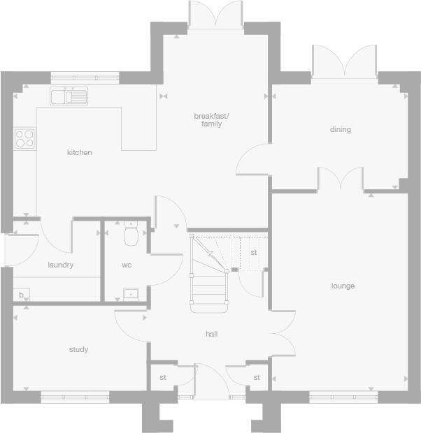 5 bedroom detached house for sale - floorplan