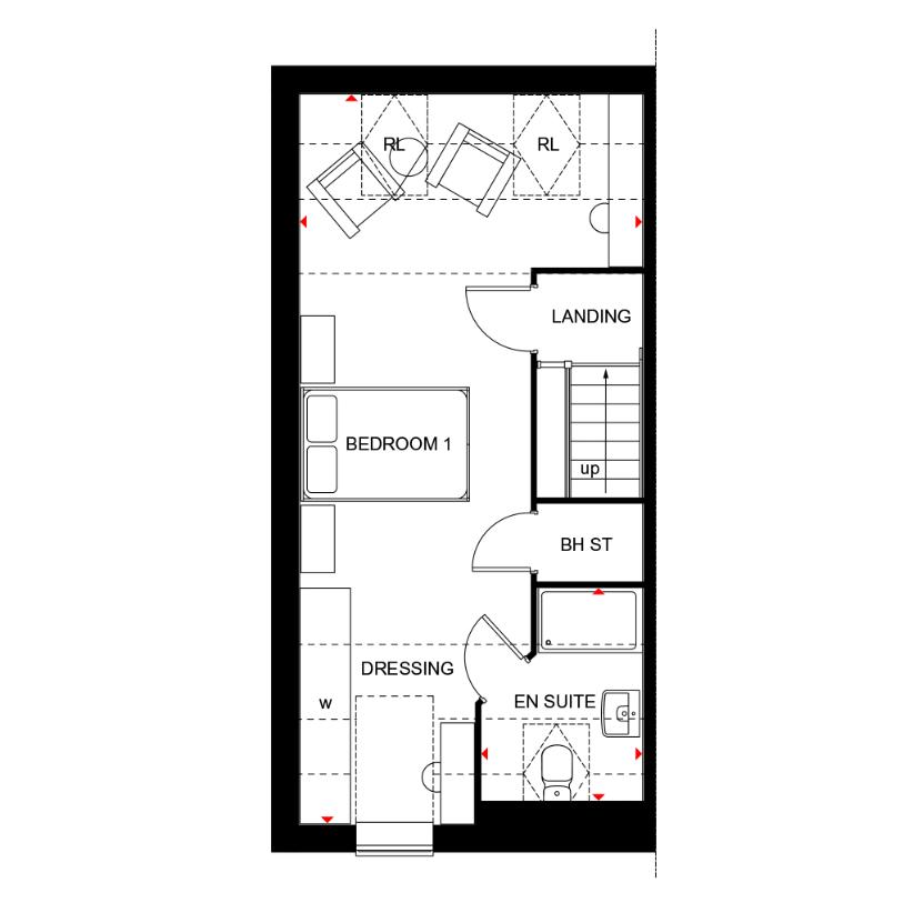 3 bedroom terraced house for sale - floorplan