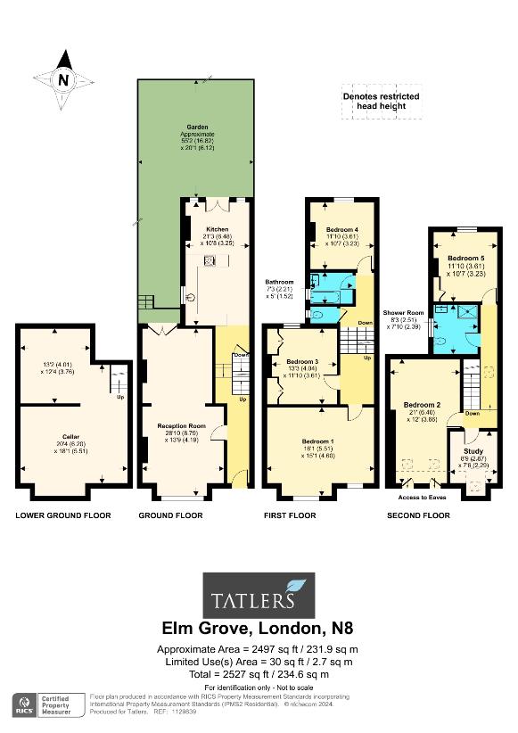 5 bedroom property for sale - floorplan