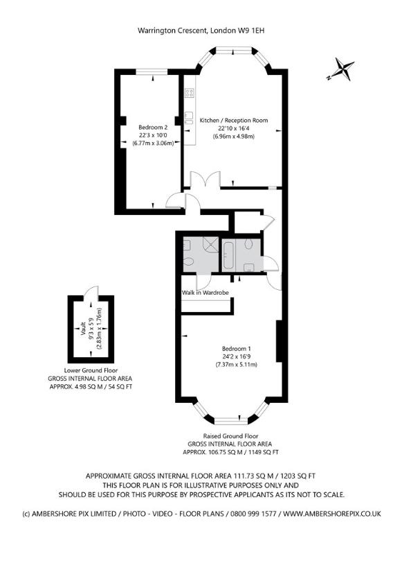 2 bedroom flat for sale - floorplan