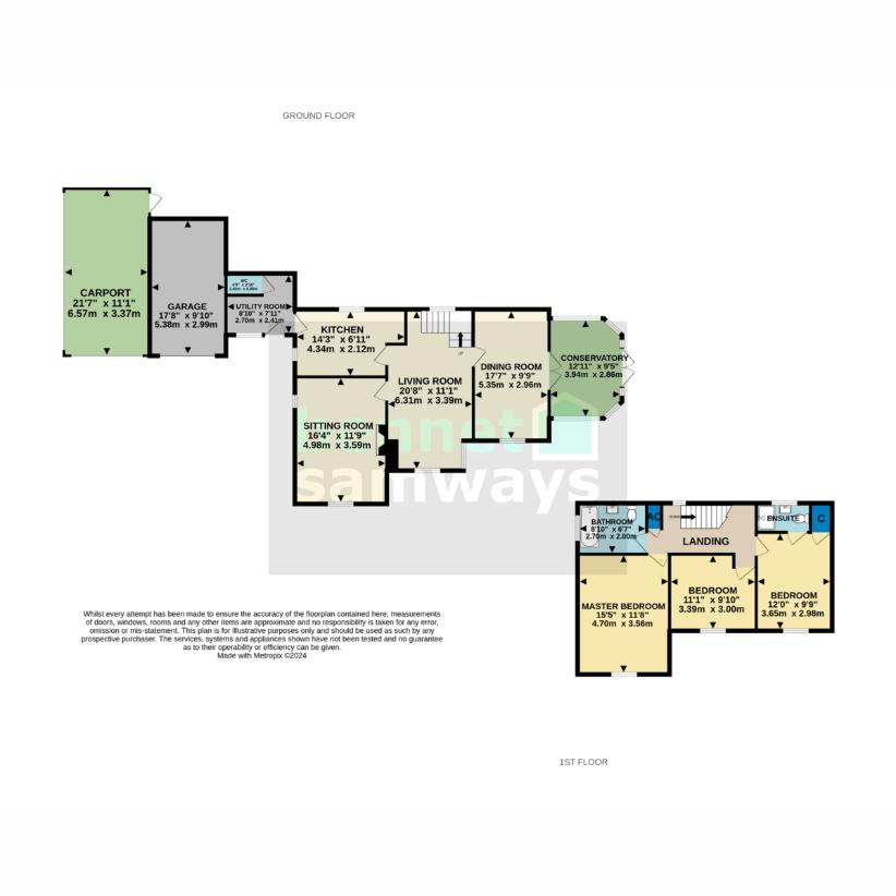 3 bedroom detached house for sale - floorplan