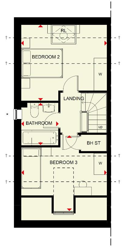 3 bedroom semi-detached house for sale - floorplan