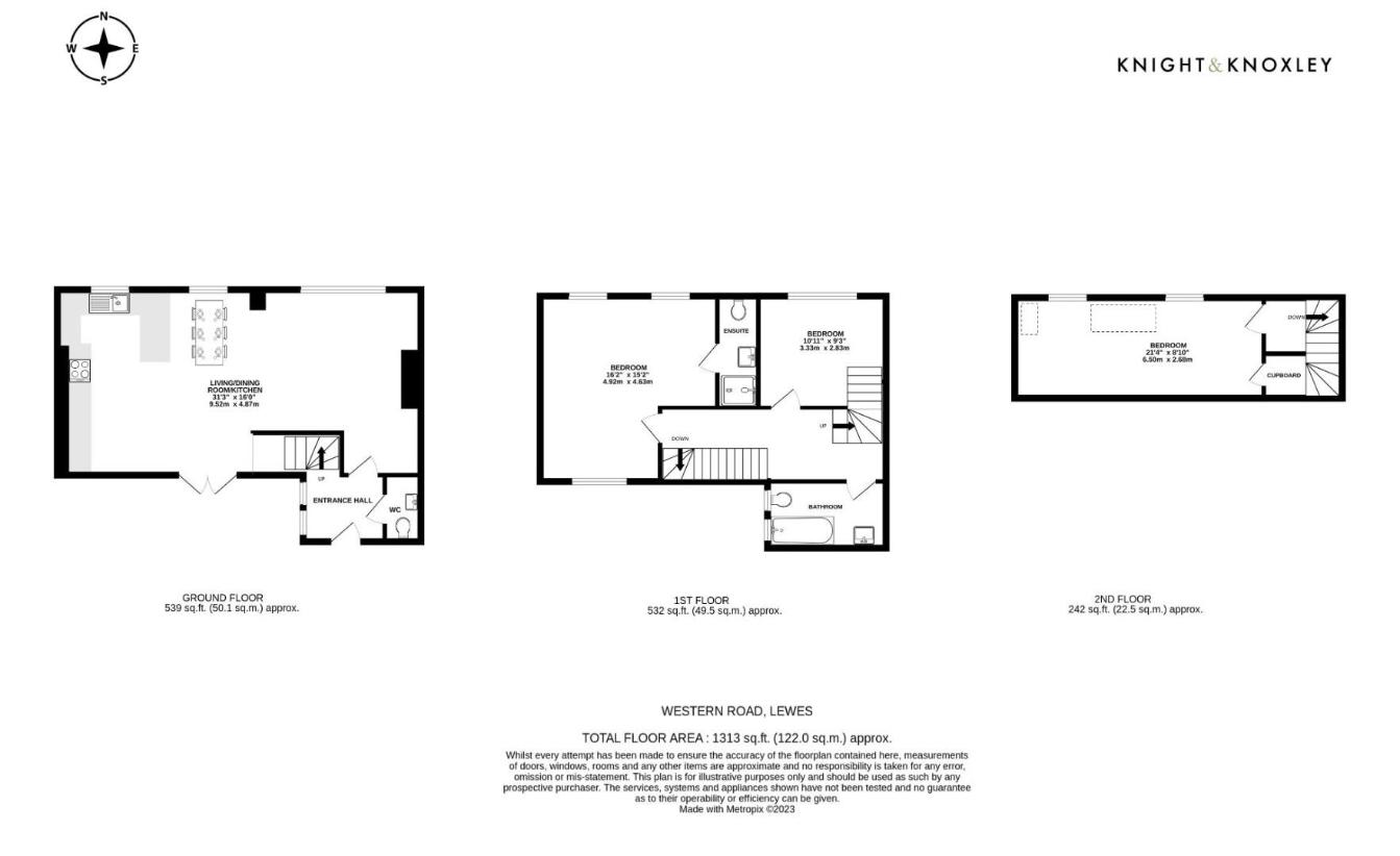 3 bedroom detached house for sale - floorplan