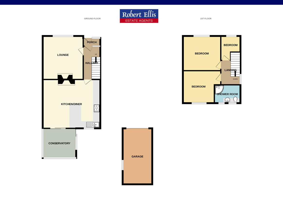 3 bedroom semi-detached house for sale - floorplan