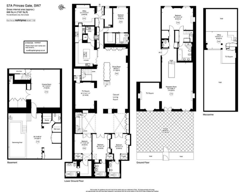 5 bedroom maisonette to rent - floorplan