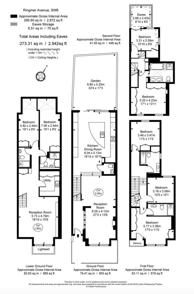 7 bedroom terraced house to rent - floorplan