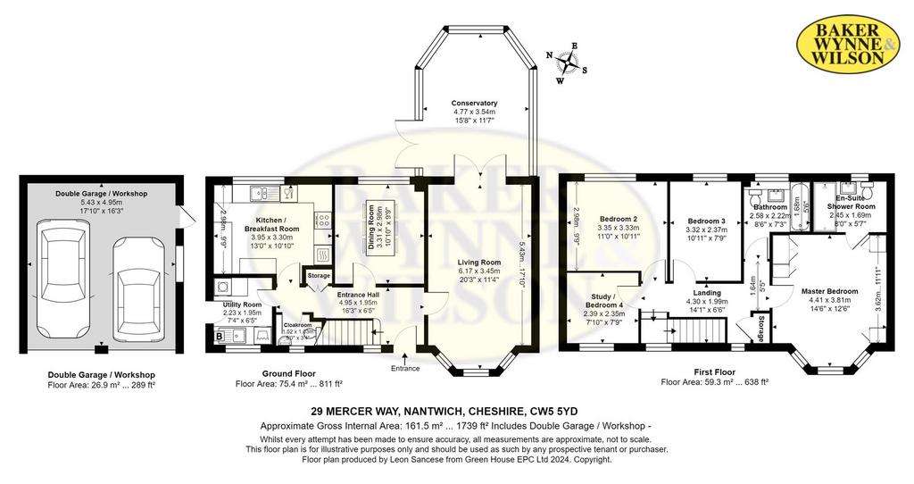 4 bedroom detached house for sale - floorplan