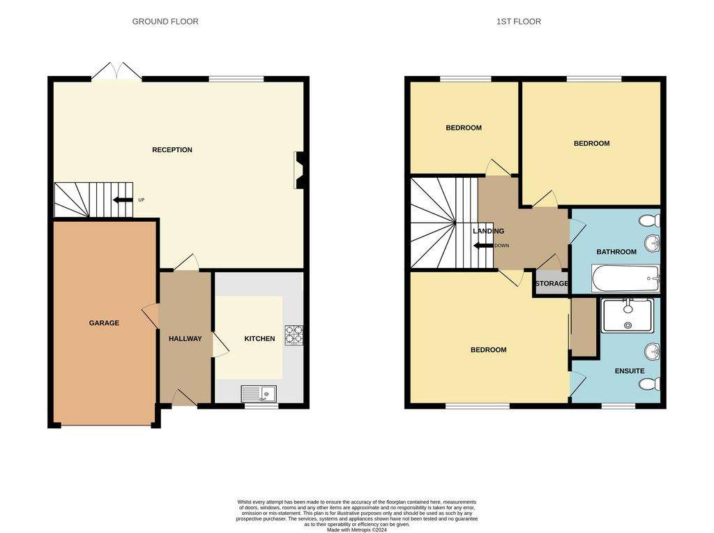 3 bedroom semi-detached house for sale - floorplan