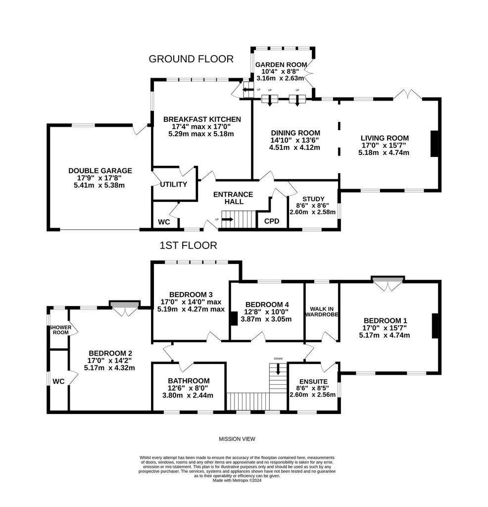 4 bedroom detached house for sale - floorplan