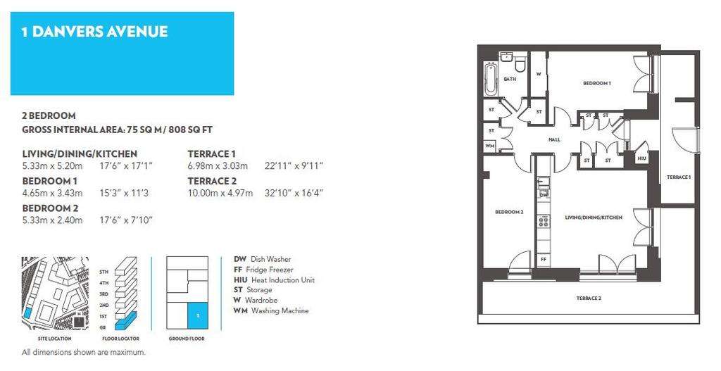 2 bedroom flat for sale - floorplan