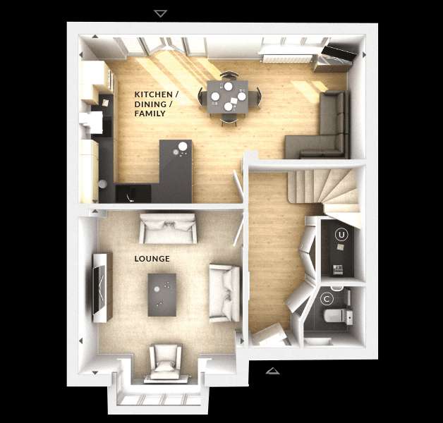 4 bedroom detached house for sale - floorplan