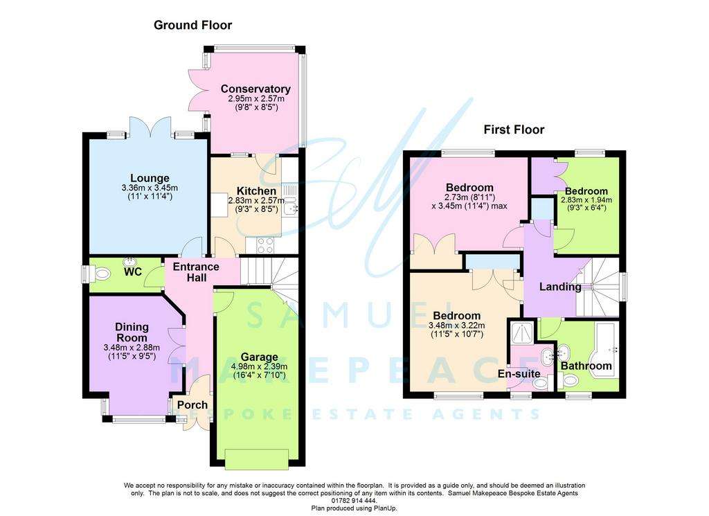 3 bedroom detached house for sale - floorplan