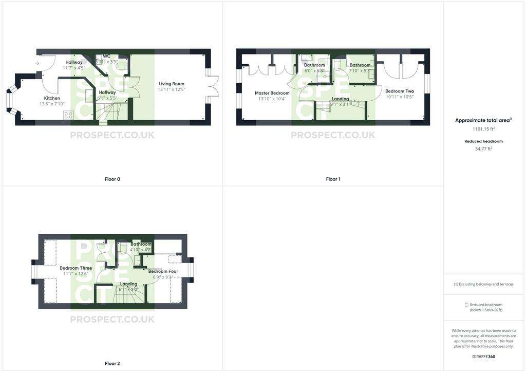 4 bedroom town house to rent - floorplan