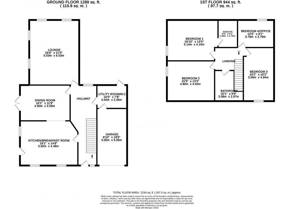 4 bedroom barn conversion for sale - floorplan