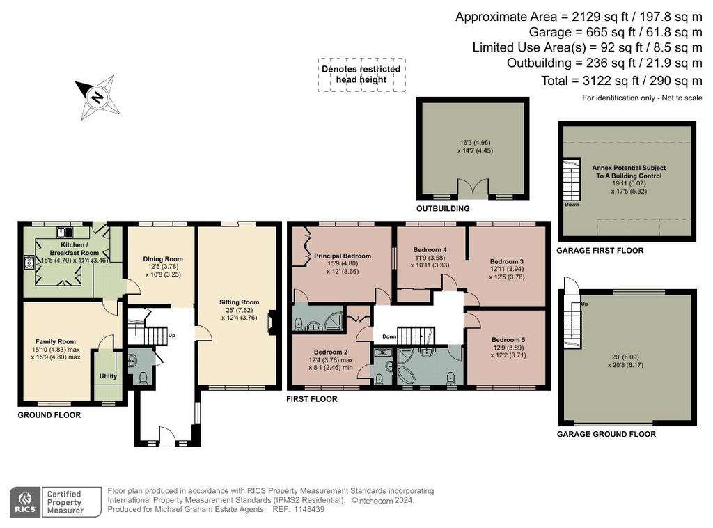 5 bedroom detached house for sale - floorplan