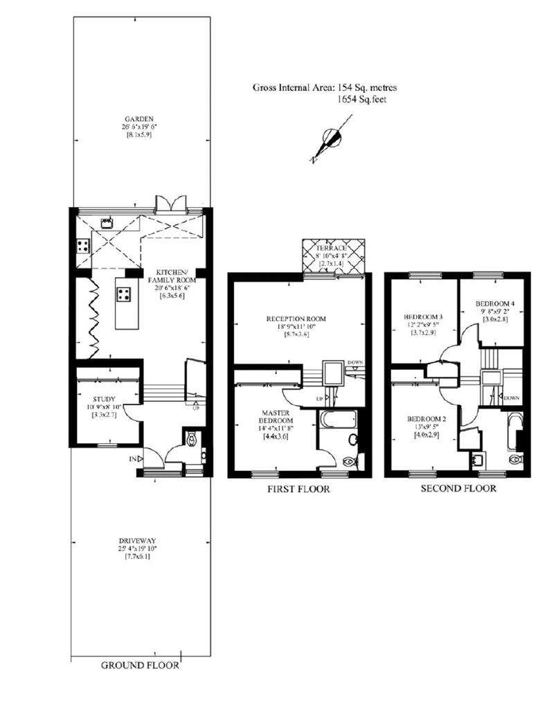 5 bedroom house to rent - floorplan