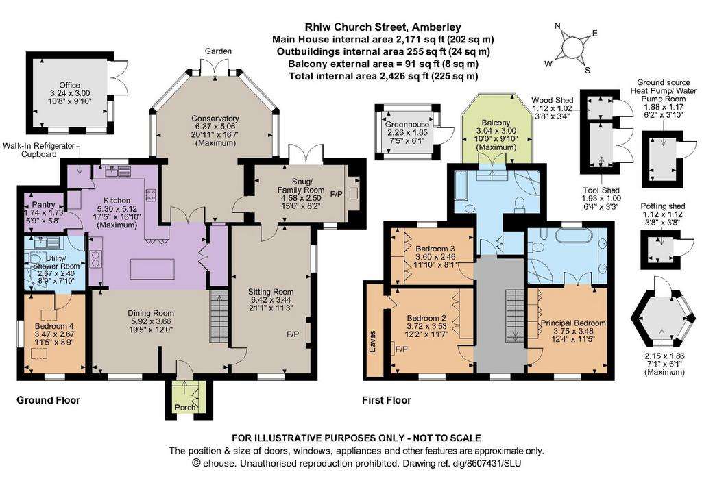 4 bedroom detached house for sale - floorplan