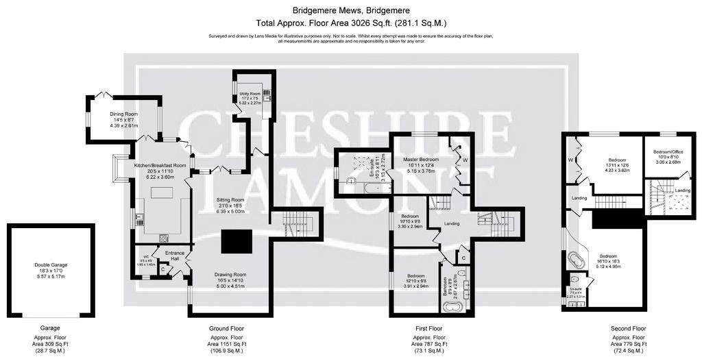 6 bedroom character property for sale - floorplan