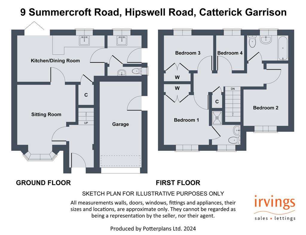 4 bedroom detached house for sale - floorplan