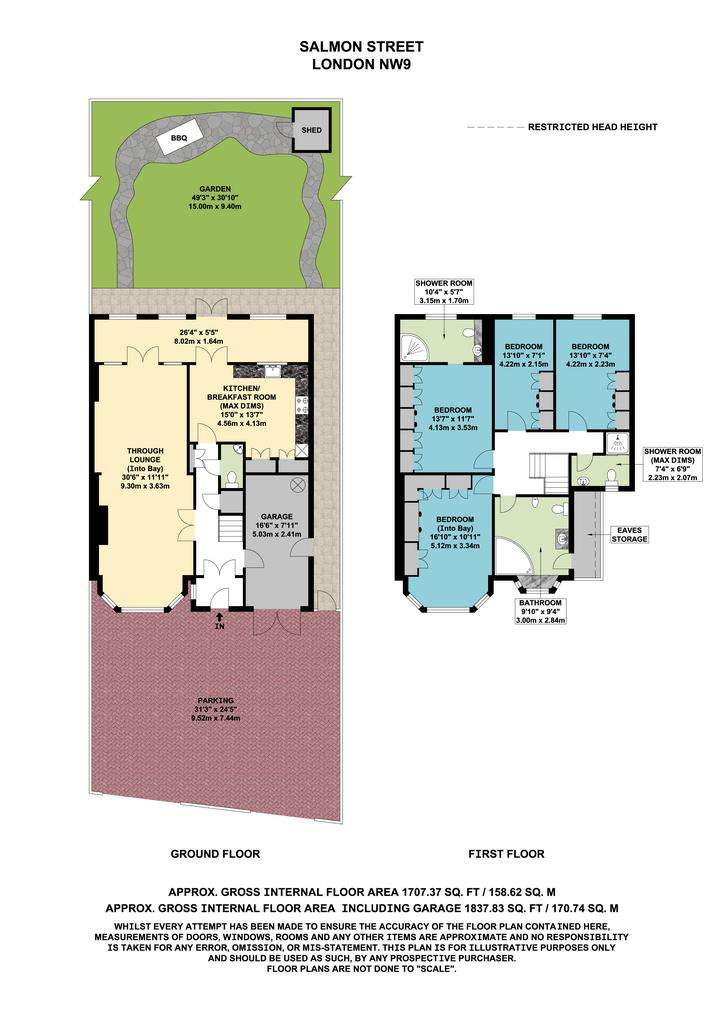 4 bedroom detached house for sale - floorplan