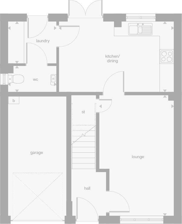 4 bedroom detached house for sale - floorplan