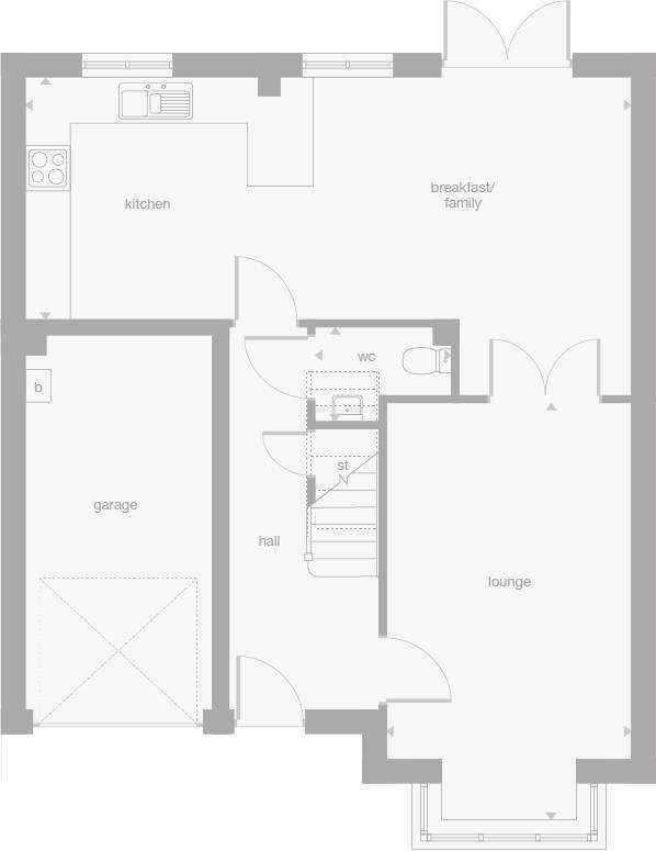 4 bedroom detached house for sale - floorplan