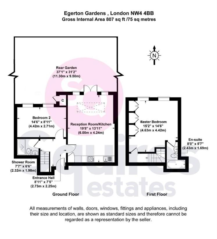 2 bedroom flat for sale - floorplan