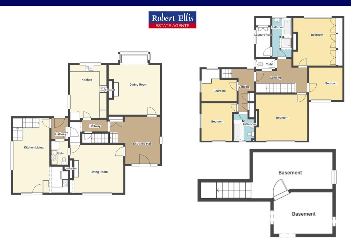 5 bedroom detached house for sale - floorplan