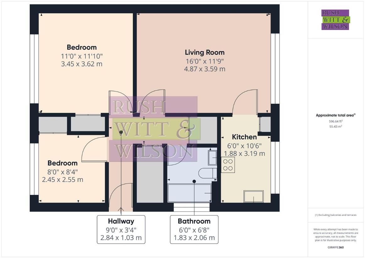 2 bedroom flat for sale - floorplan