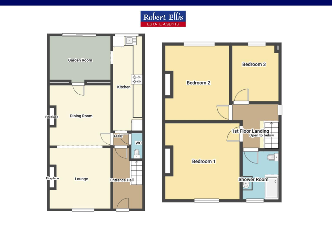 3 bedroom semi-detached house for sale - floorplan