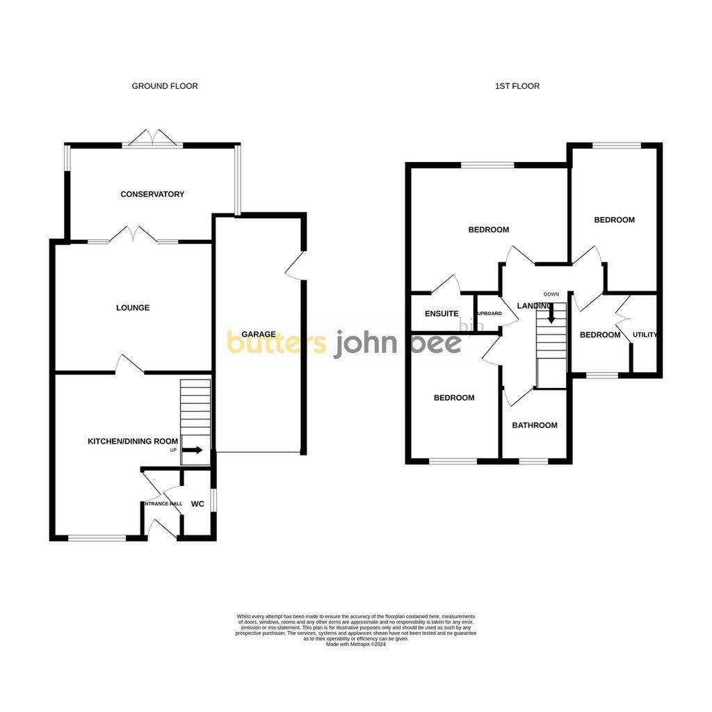 4 bedroom semi-detached house for sale - floorplan