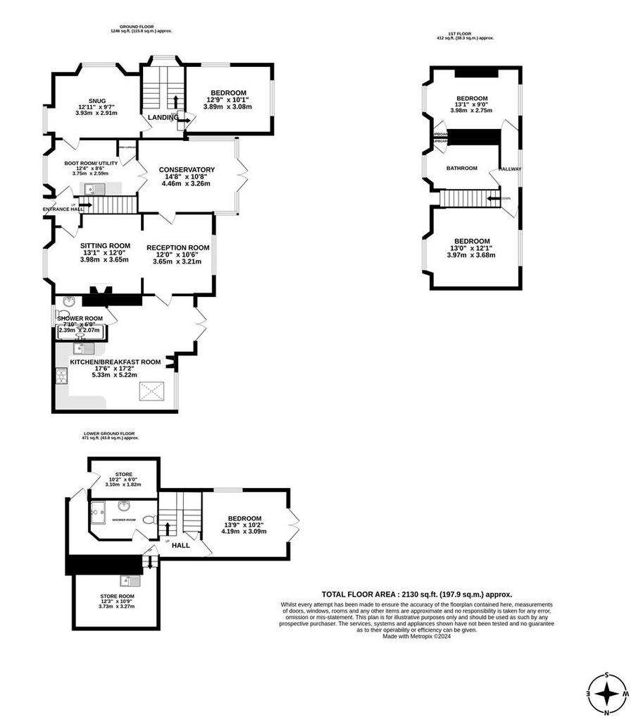 4 bedroom character property for sale - floorplan