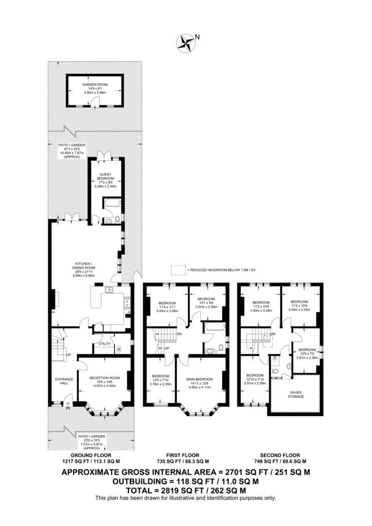 8 bedroom semi-detached house to rent - floorplan