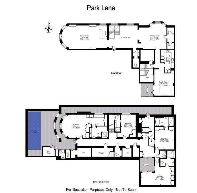 4 bedroom flat to rent - floorplan