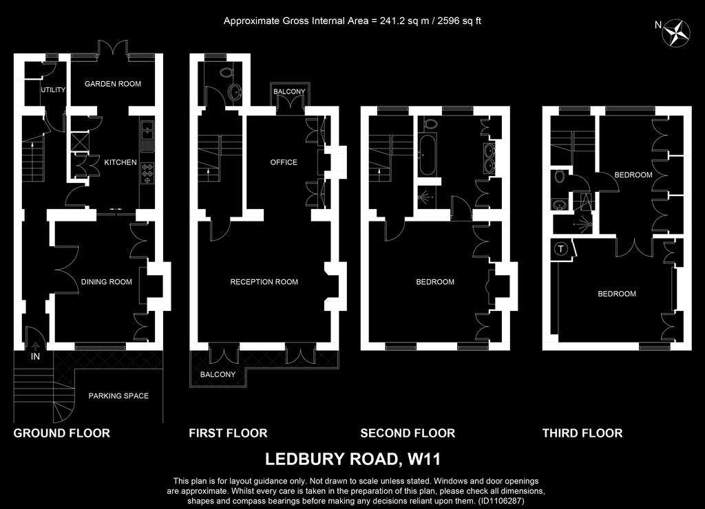 3 bedroom flat to rent - floorplan