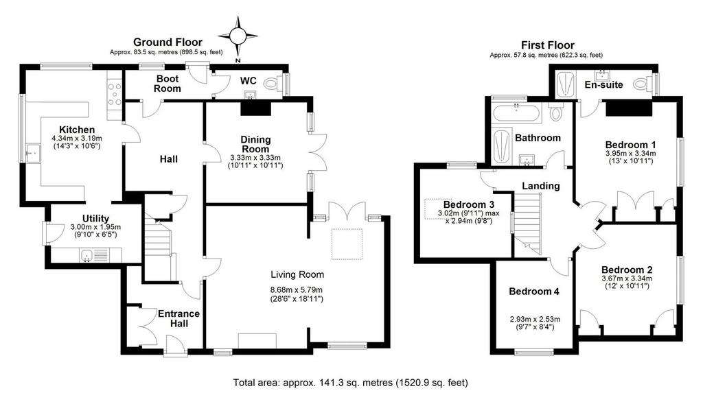 5 bedroom detached house for sale - floorplan