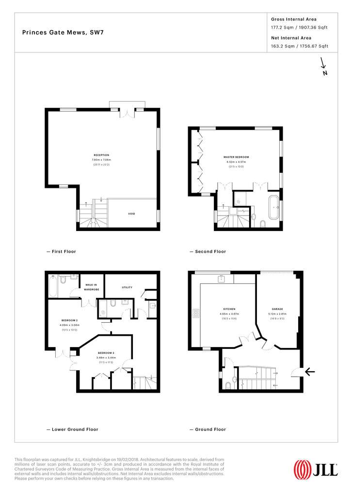 3 bedroom end of terrace house to rent - floorplan