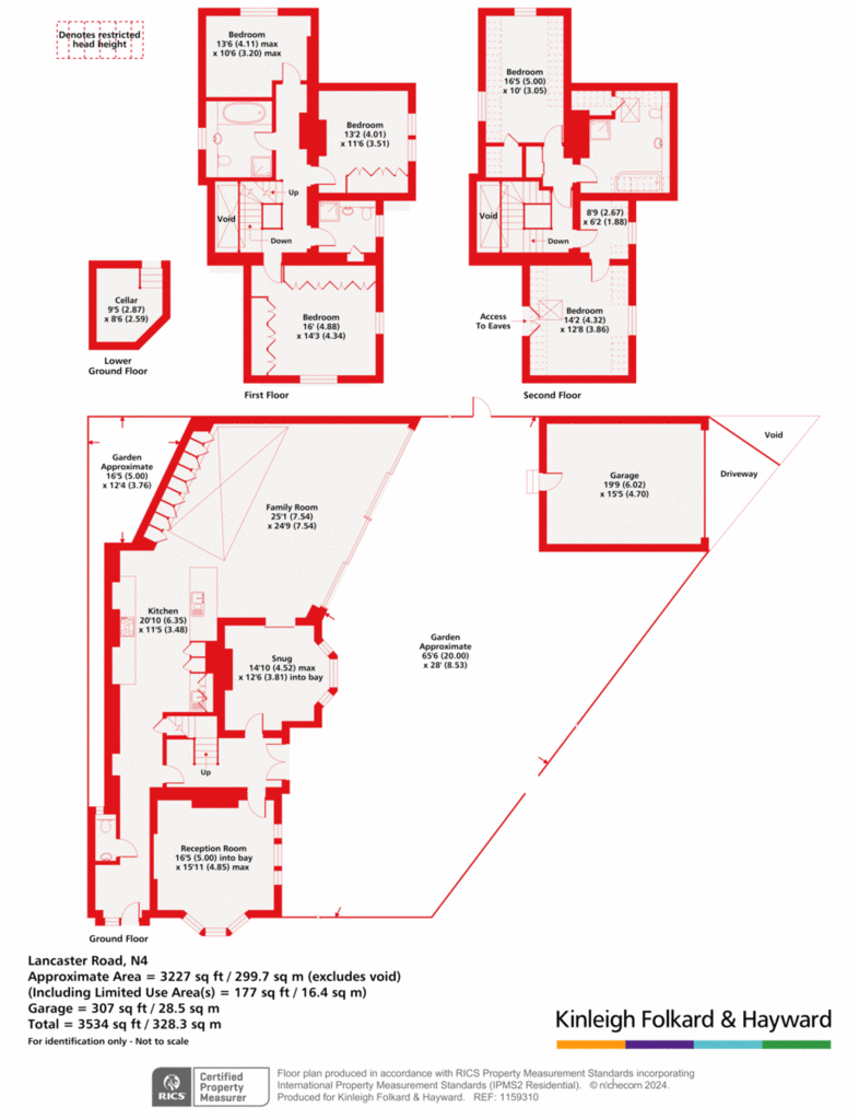 5 bedroom detached house for sale - floorplan