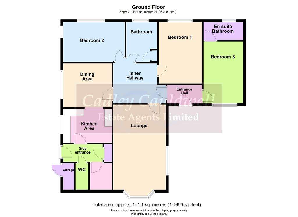 3 bedroom bungalow for sale - floorplan