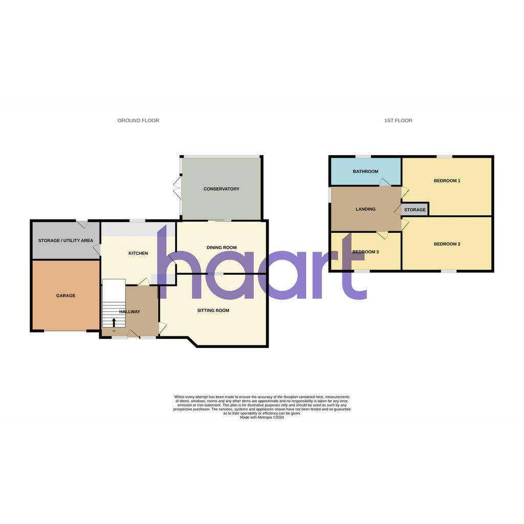 3 bedroom semi-detached house for sale - floorplan