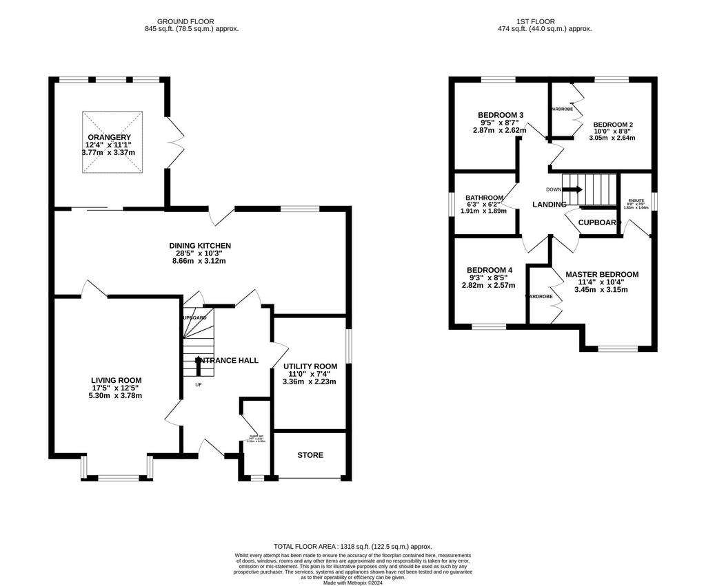 4 bedroom detached house for sale - floorplan