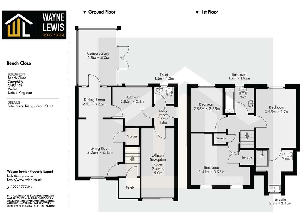 3 bedroom detached house for sale - floorplan