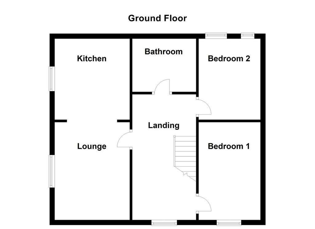 2 bedroom maisonette to rent - floorplan