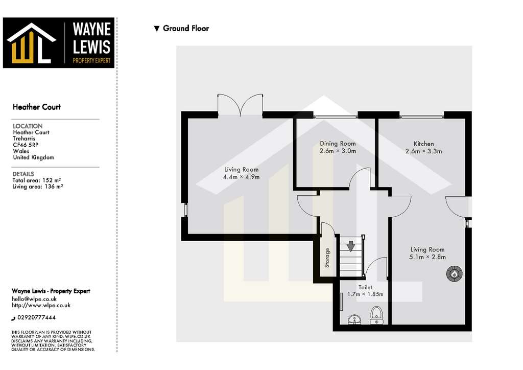 4 bedroom detached house for sale - floorplan