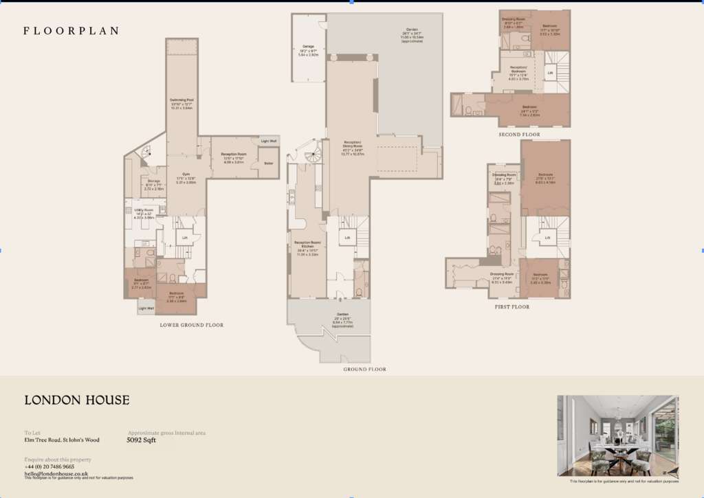 6 bedroom house to rent - floorplan