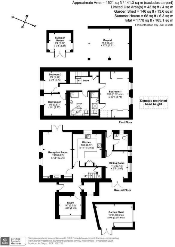 3 bedroom detached house for sale - floorplan