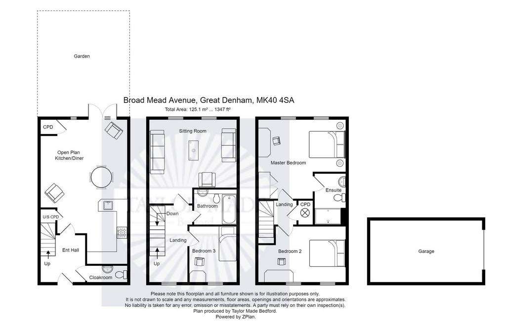 4 bedroom terraced house for sale - floorplan