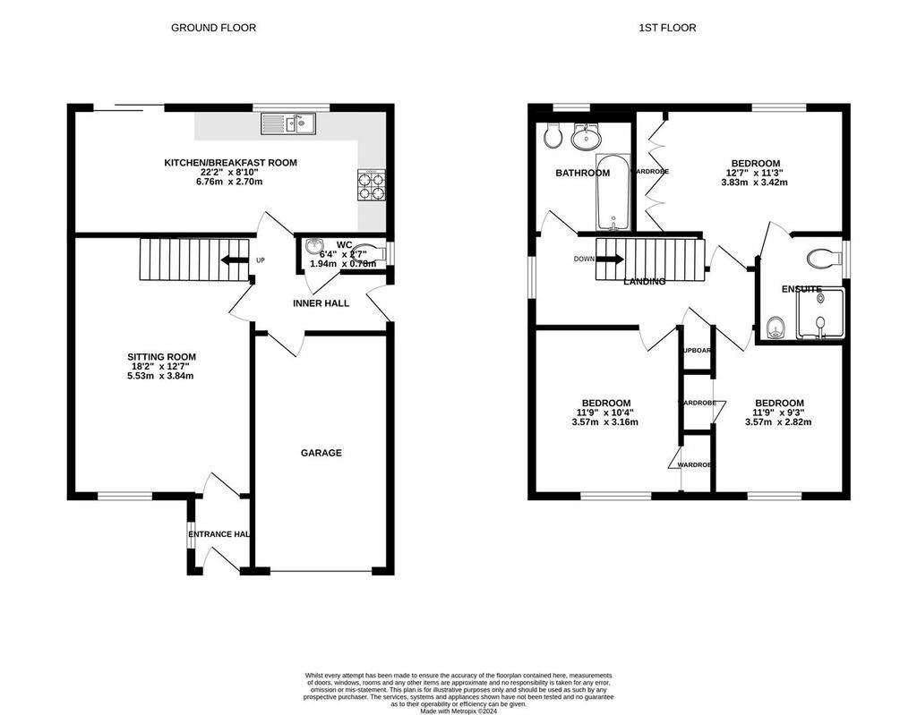 3 bedroom detached house for sale - floorplan