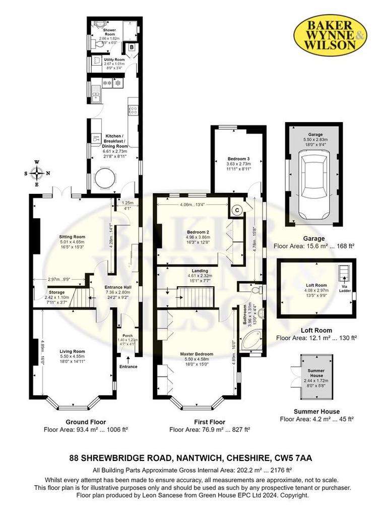 3 bedroom semi-detached house for sale - floorplan