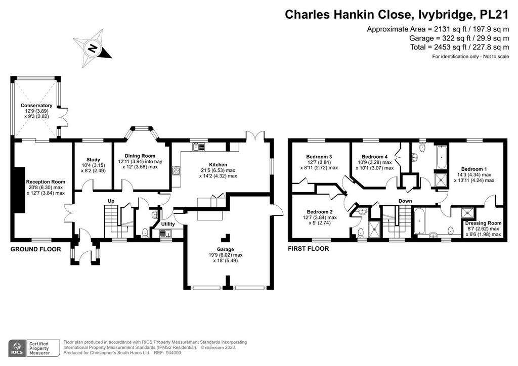 4 bedroom detached house for sale - floorplan